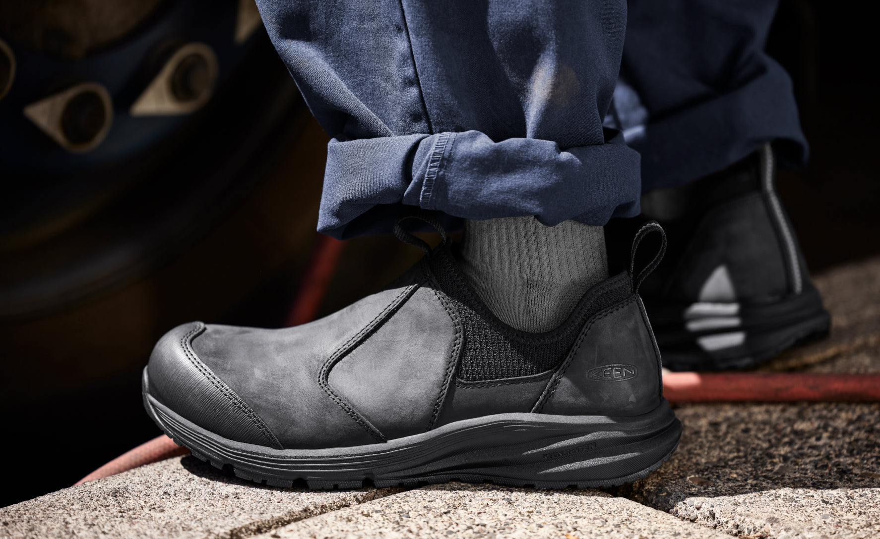 Men's Vista Energy+ Shift ESD (Carbon Toe) Coffee Bean/Black - Image 6