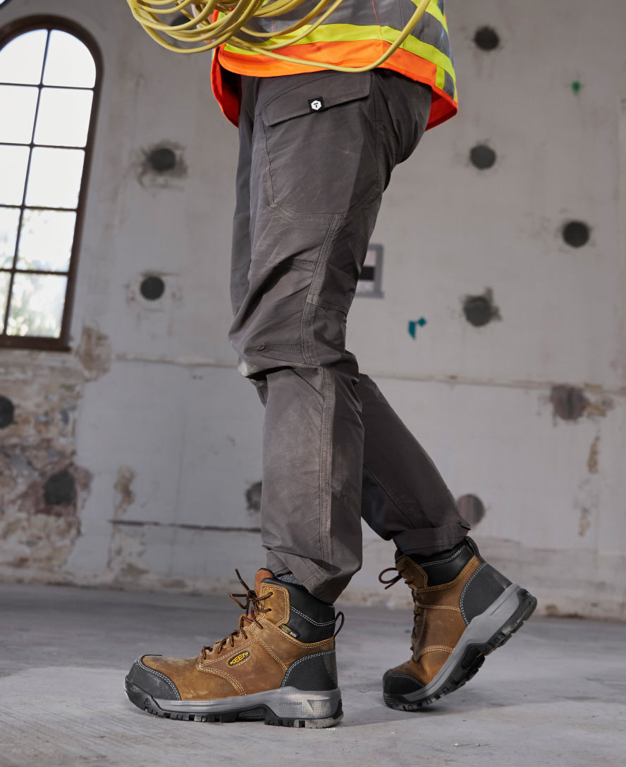 Women's Evanston 6" ESD Boot (Carbon Toe) Bison/Black - Image 9