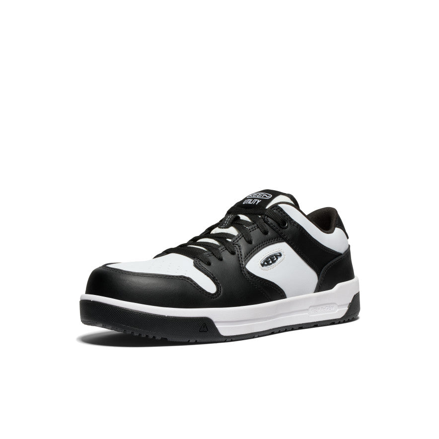 Men's Overton Work Shoe (Carbon Toe) Star White/Black - Image 3