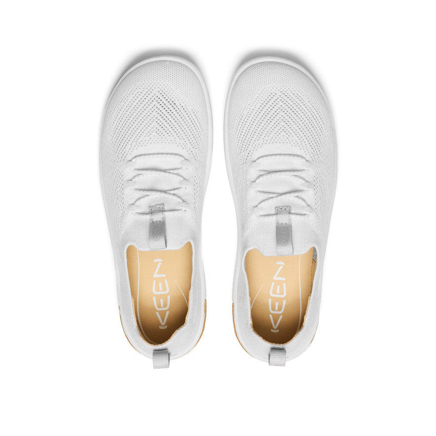 Women's KNX Knit Sneaker Star White/Moonlite Mauve - Image 4