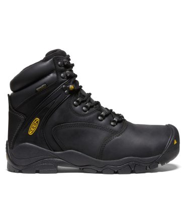 Men's Louisville 6" Waterproof Boot (Steel Toe) Black