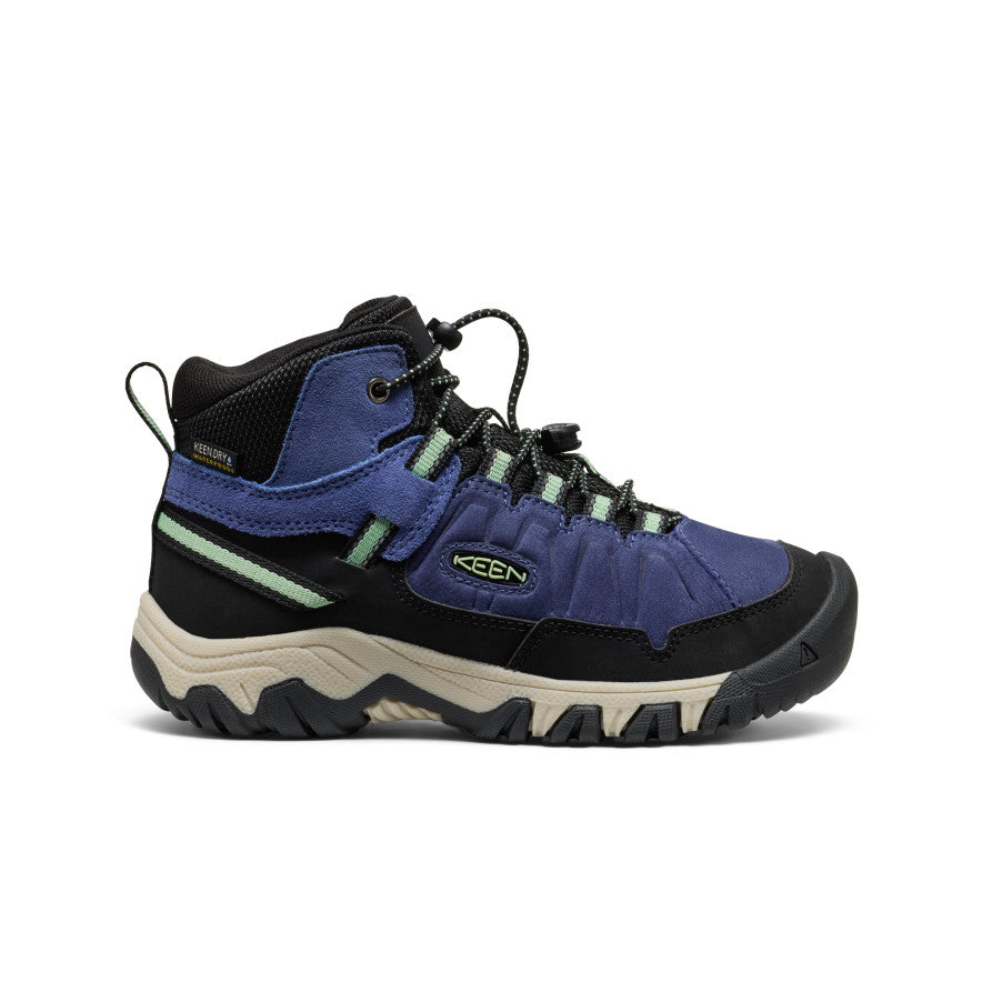 Big Kids' Targhee IV Waterproof Hiking Boot Skipper Blue/Hemlock