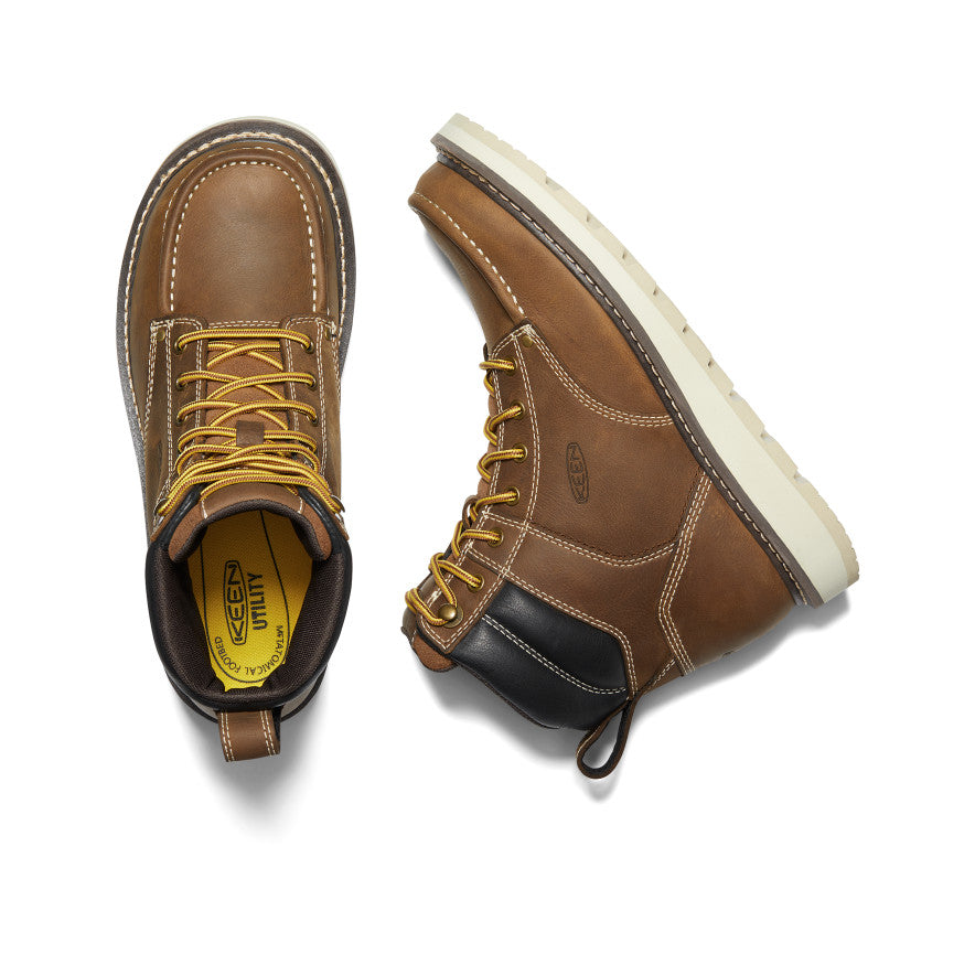 Men's Cincinnati 6" Boot (Soft Toe) Belgian/Sandshell - Image 4