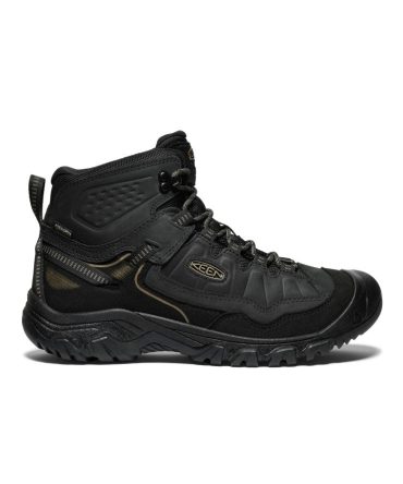 Men's Targhee IV Wide Waterproof Hiking Boot Triple Black