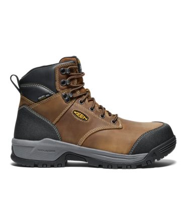 Men's Evanston 6" Insulated Waterproof Boot (Carbon Toe) Bison/Black