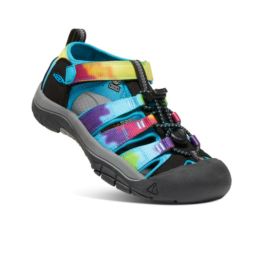 Big Kids' Newport H2 Rainbow Tie Dye - Image 3