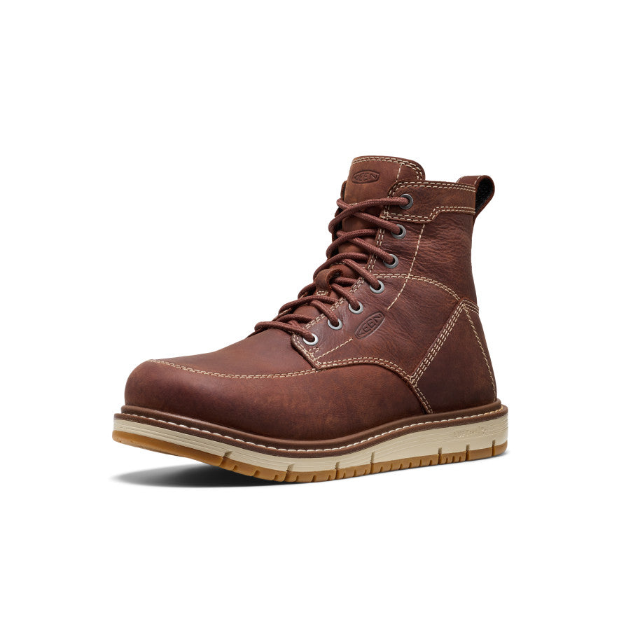 Women's San Jose 6" Boot (Aluminum Toe) Gingerbread/Gum - Image 3