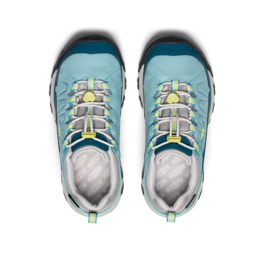 Big Kids' Targhee IV Waterproof Hiking Shoe Reef Waters/Daiquiri Green - Image 4