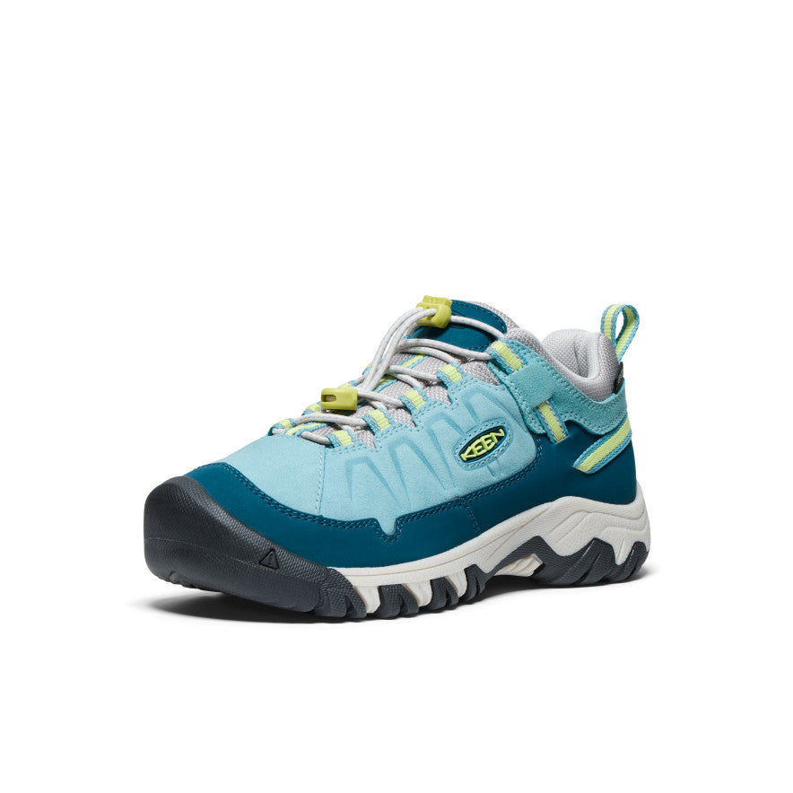 Big Kids' Targhee IV Waterproof Hiking Shoe Reef Waters/Daiquiri Green - Image 3