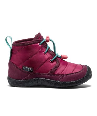 Little Kids' Howser II Waterproof Chukka Beaujolais/Pool Blue