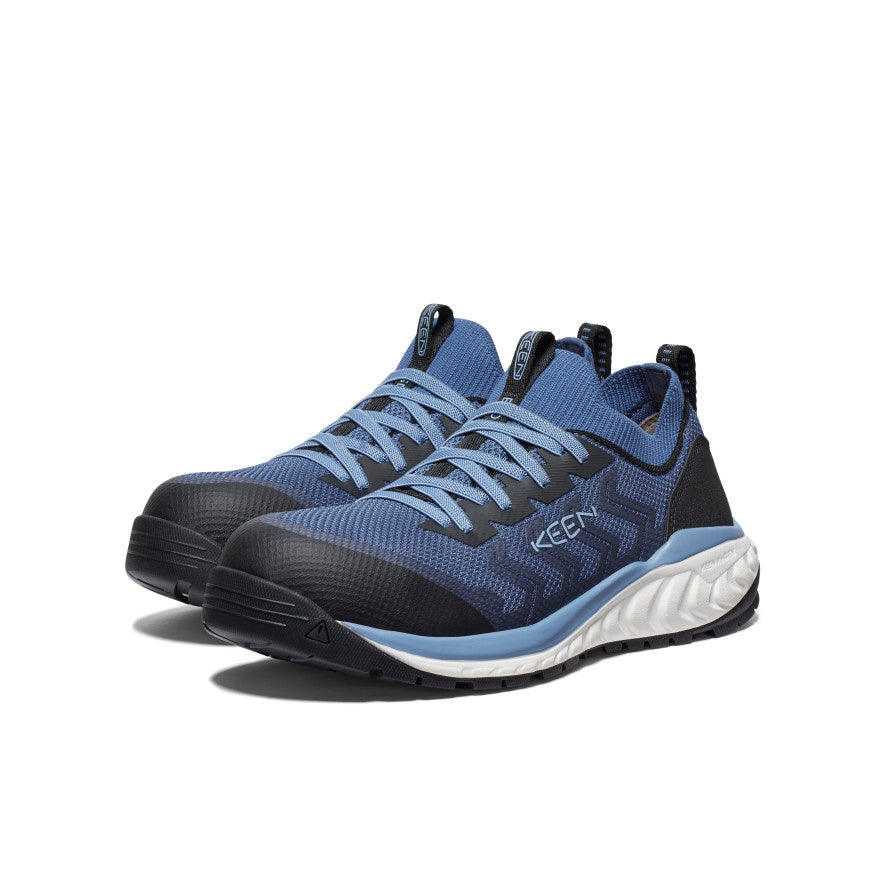 Women's Arvada Shift ESD Work Sneaker (Carbon Toe) Vintage Indigo/Faded Denim - Image 2