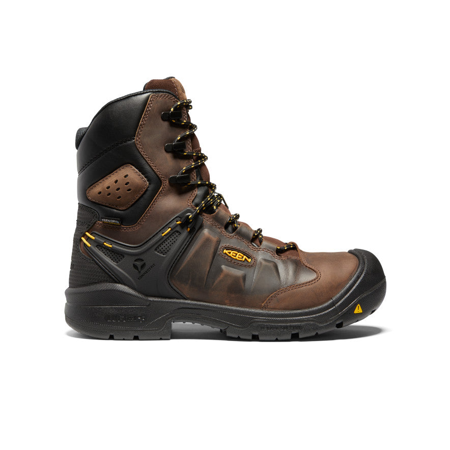 Men's Dover 8" Insulated Waterproof Boot (Carbon Toe) Dark Earth/Black