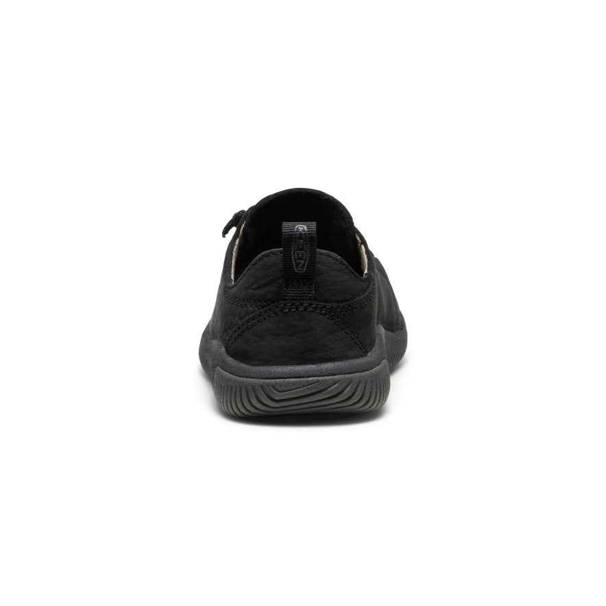 Little Kids' KNX Leather Sneaker Triple Black - Image 5