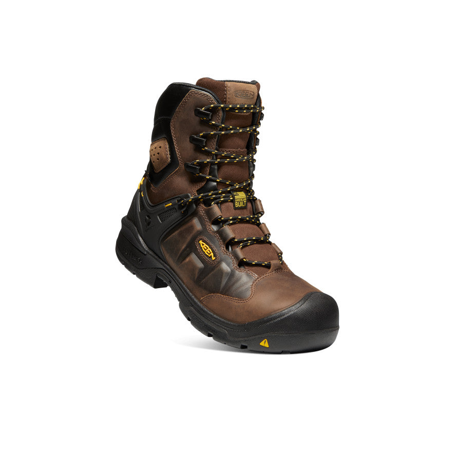 Men's Dover 8" Insulated Waterproof Boot (Carbon Toe) Dark Earth/Black - Image 3
