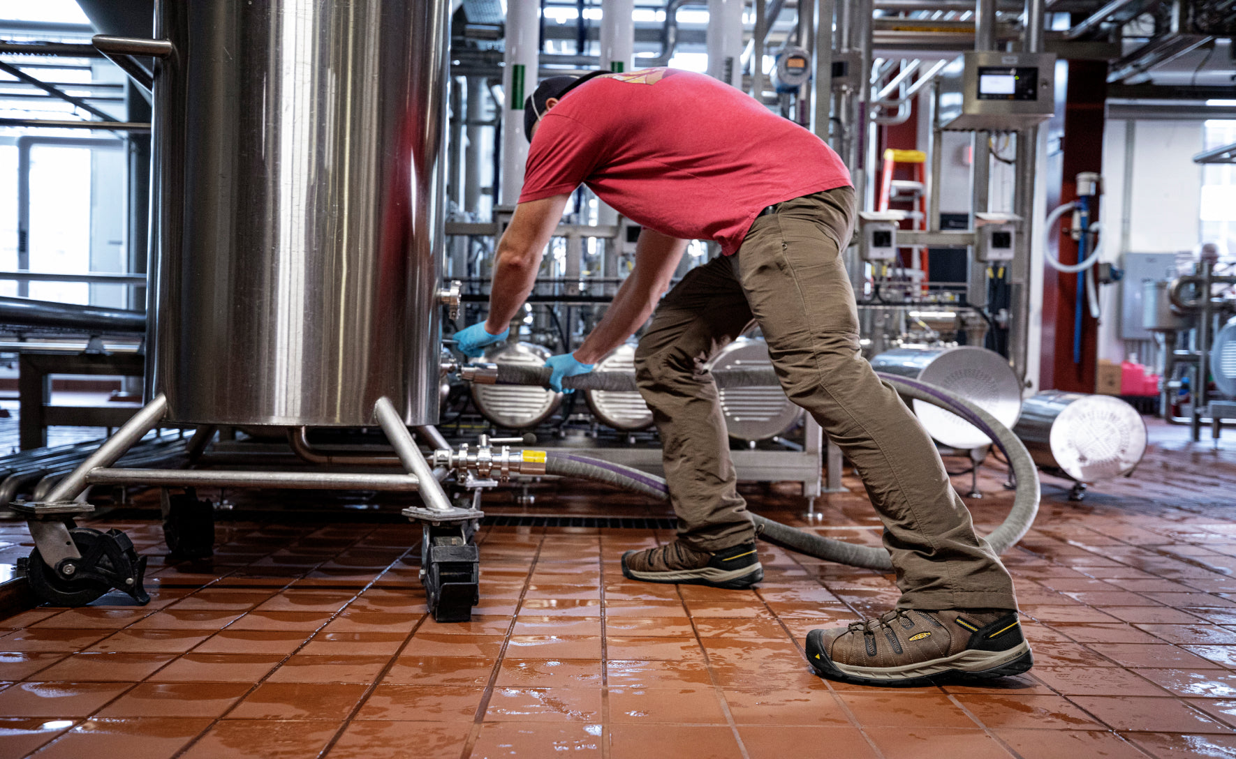 Men's Flint II Boot (Steel Toe) Cascade Brown/Golden Rod - Image 6