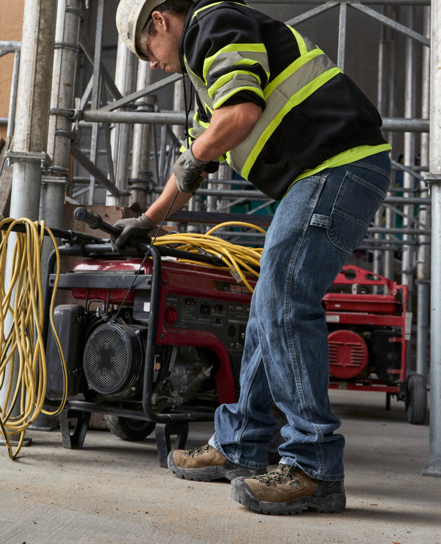 Men's Pittsburgh Energy 6" Waterproof Boot (Soft Toe) Cascade Brown/Black - Image 9