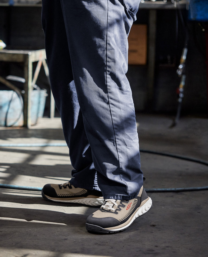 Men's Arvada Work Sneaker (Carbon Toe) Plaza Taupe/Black - Image 8