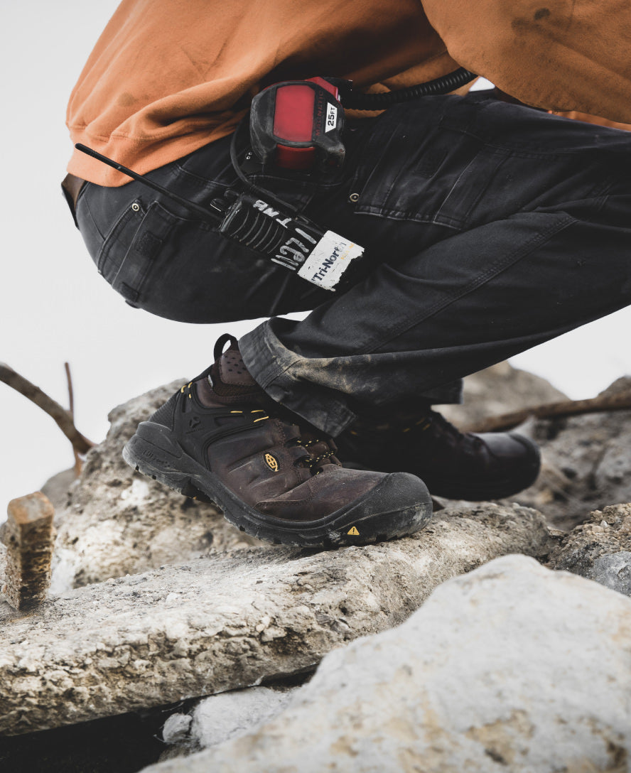Men's Dover 6" Waterproof (Carbon Toe) Dark Earth/Black - Image 7