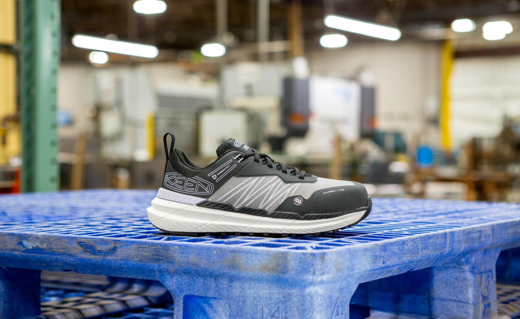 Women's Speedworks Work Sneaker (Carbon Toe) Thistle/Black - Image 7