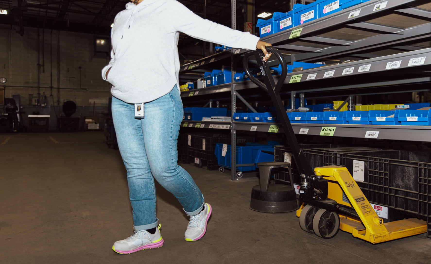 Women's Speedworks ESD Work Sneaker (Carbon Toe) Alloy/Moonlight Mauve - Image 7