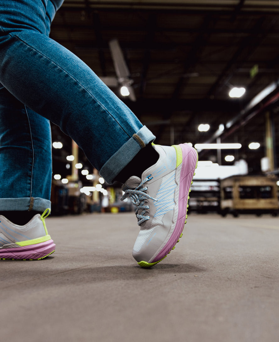 Women's Speedworks ESD Work Sneaker (Carbon Toe) Alloy/Moonlight Mauve - Image 8