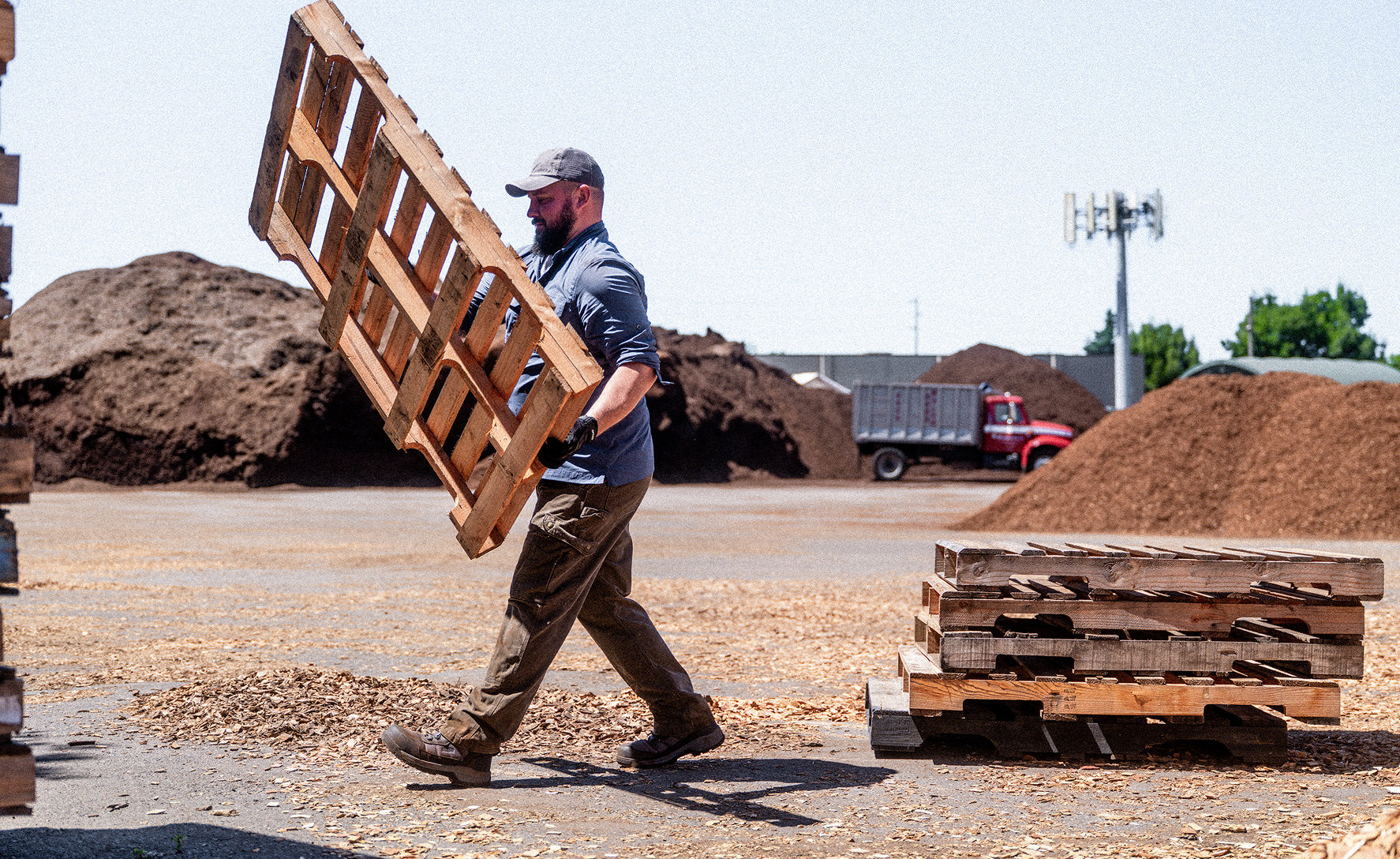 Men's Skokie Waterproof Work Boot (Carbon Toe) Magnet/Black - Image 7