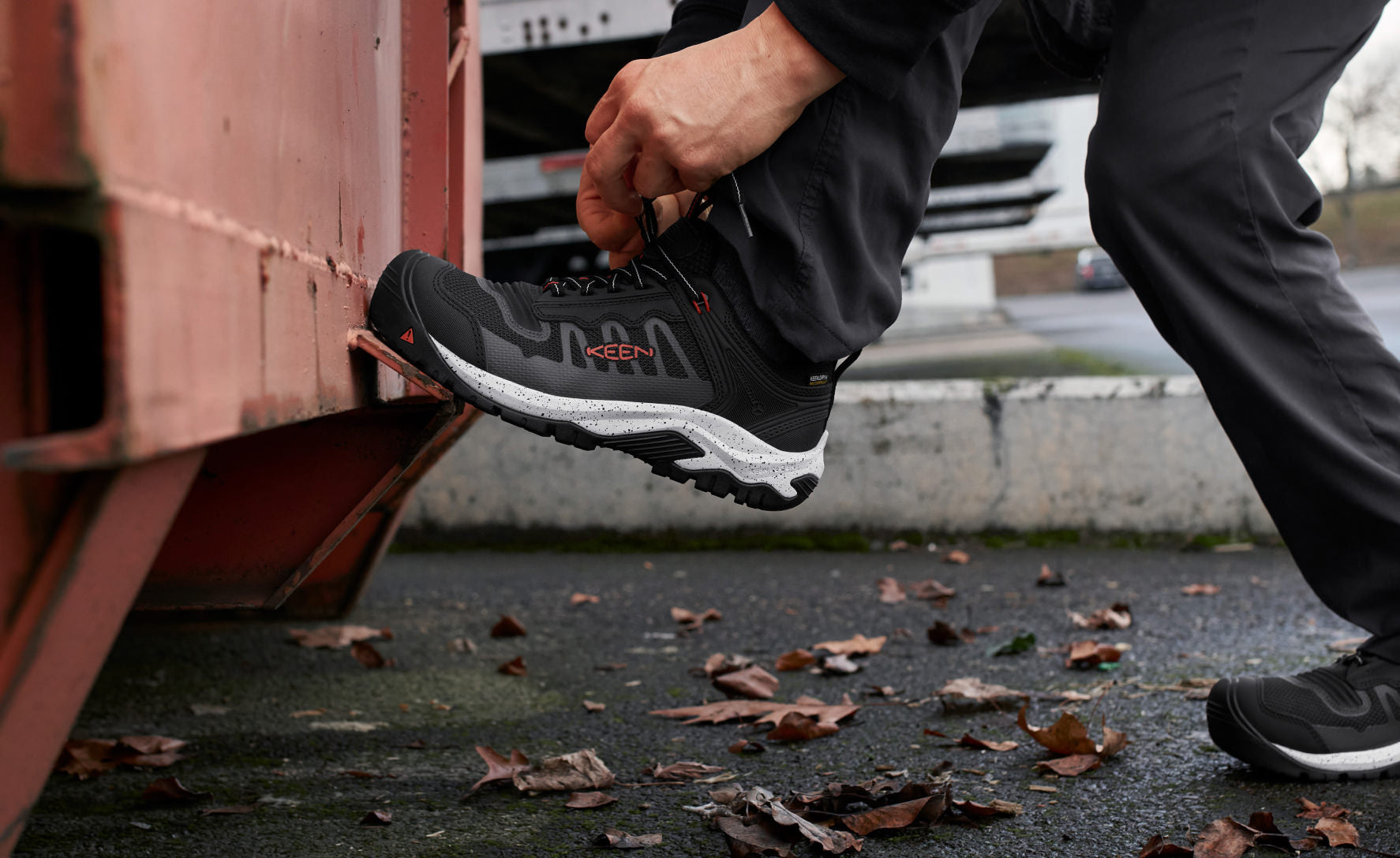 Men's Reno Waterproof (Carbon Toe) Brindle/Morel - Image 7