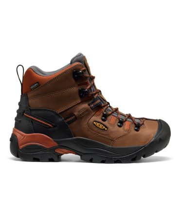 Men's Pittsburgh Energy 6" Waterproof Boot (Soft Toe) Cascade Brown/Black