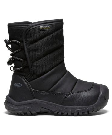 Little Kids' Puffrider Waterproof Winter Boot Black/Steel Grey