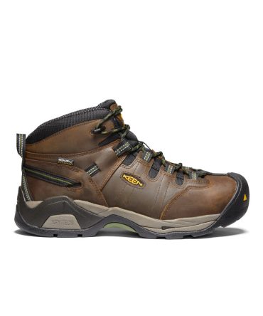 Men's Detroit XT Waterproof Boot (Steel Toe) Cascade Brown/Bronze Green