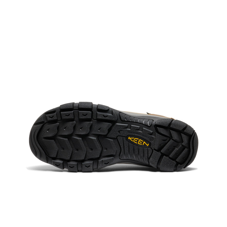 Men's Brixen Waterproof Shoe Wide Slate Black/Madder Brown - Image 6