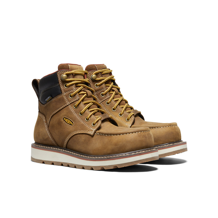 Women's Cincinnati 6" Waterproof Boot (Carbon Toe) Belgian/Sandshell - Image 2