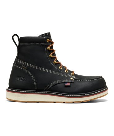 Men's Liberty 6" Waterproof Boot (Carbon Toe) Black/Gum