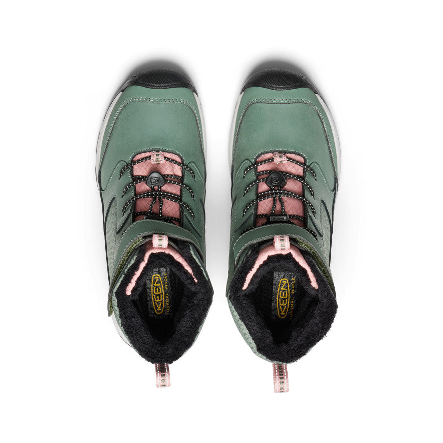 Big Kids' Skua Waterproof Winter Boot Dark Forest/Rose Elegance - Image 4