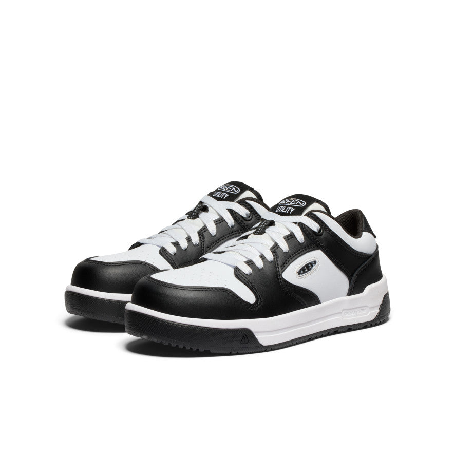 Women's Overton Work Shoe (Carbon Toe) Star White/Black - Image 2