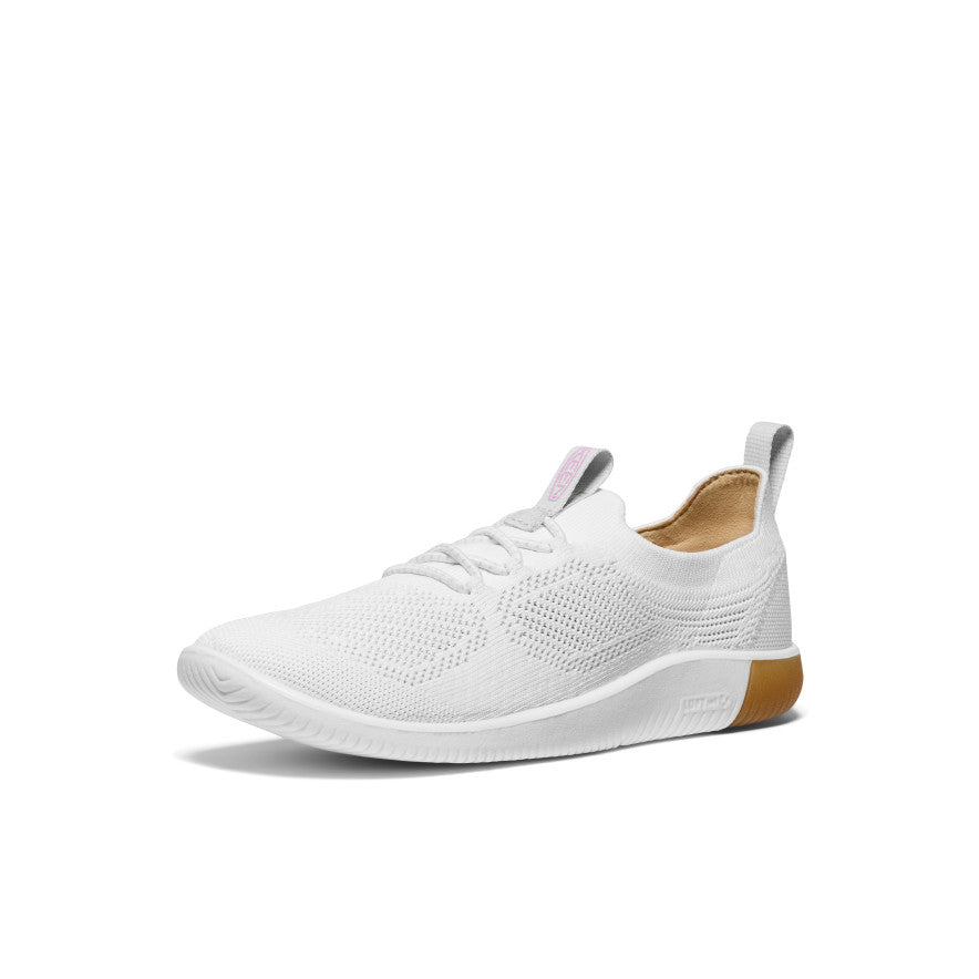 Women's KNX Knit Sneaker Star White/Moonlite Mauve - Image 3