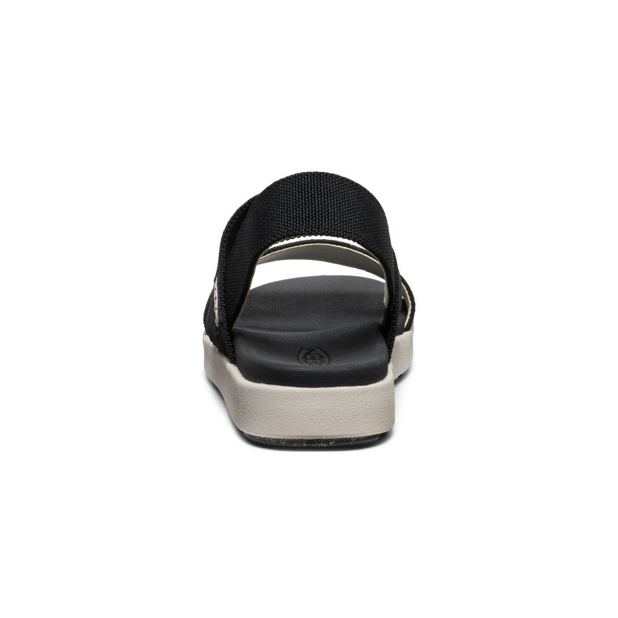 Women's Elle Backstrap Sandal Wide Black - Image 5