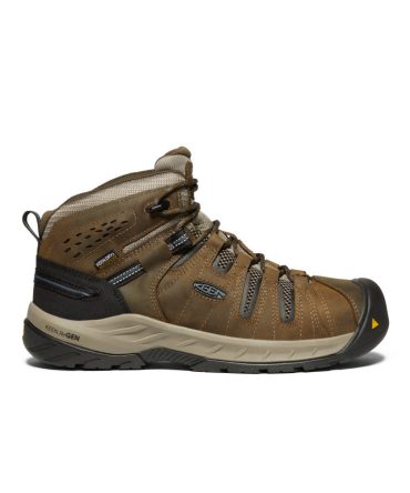 Men's Flint II Waterproof Boot (Steel Toe) Cascade Brown/Orion Blue