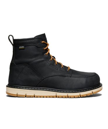 Men's San Jose 6" Waterproof Boot (Aluminum Toe) Black/Gum