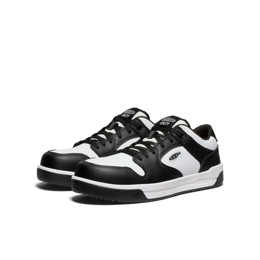 Men's Overton Work Shoe (Carbon Toe) Star White/Black - Image 2