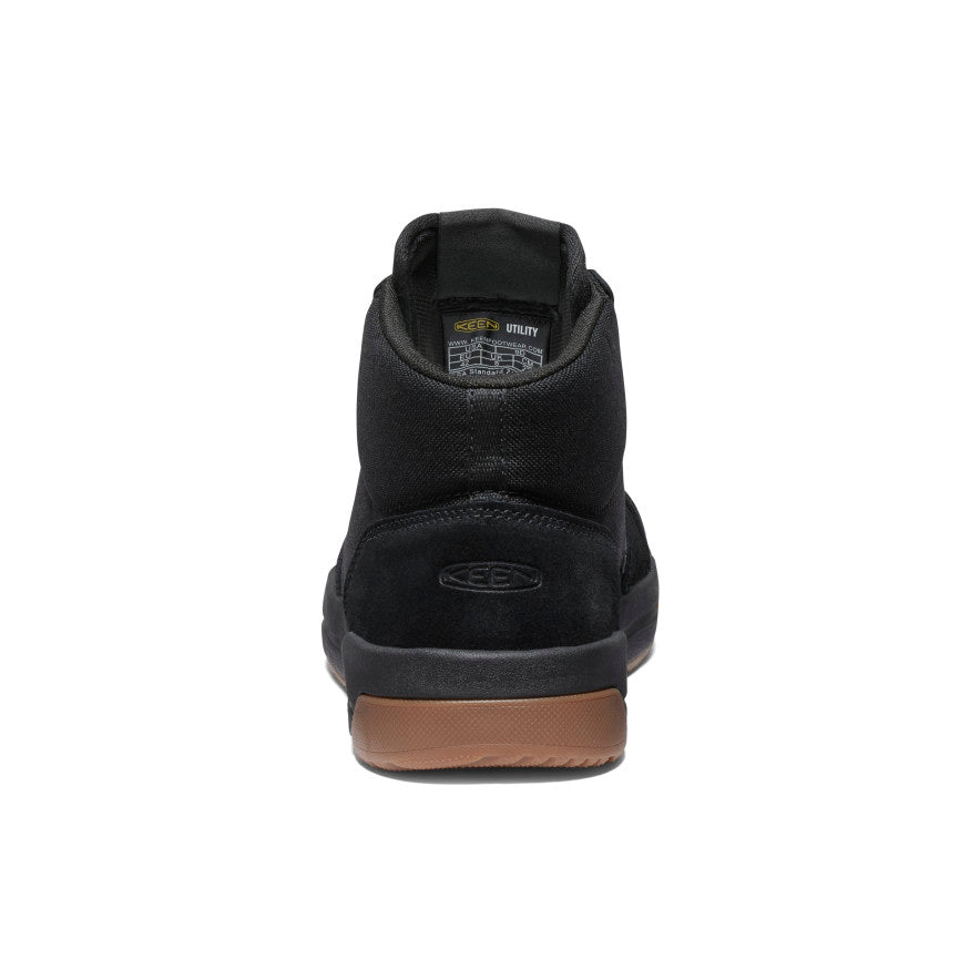Men's Kenton Mid Work Shoe (Carbon Toe) Black/Gum - Image 5