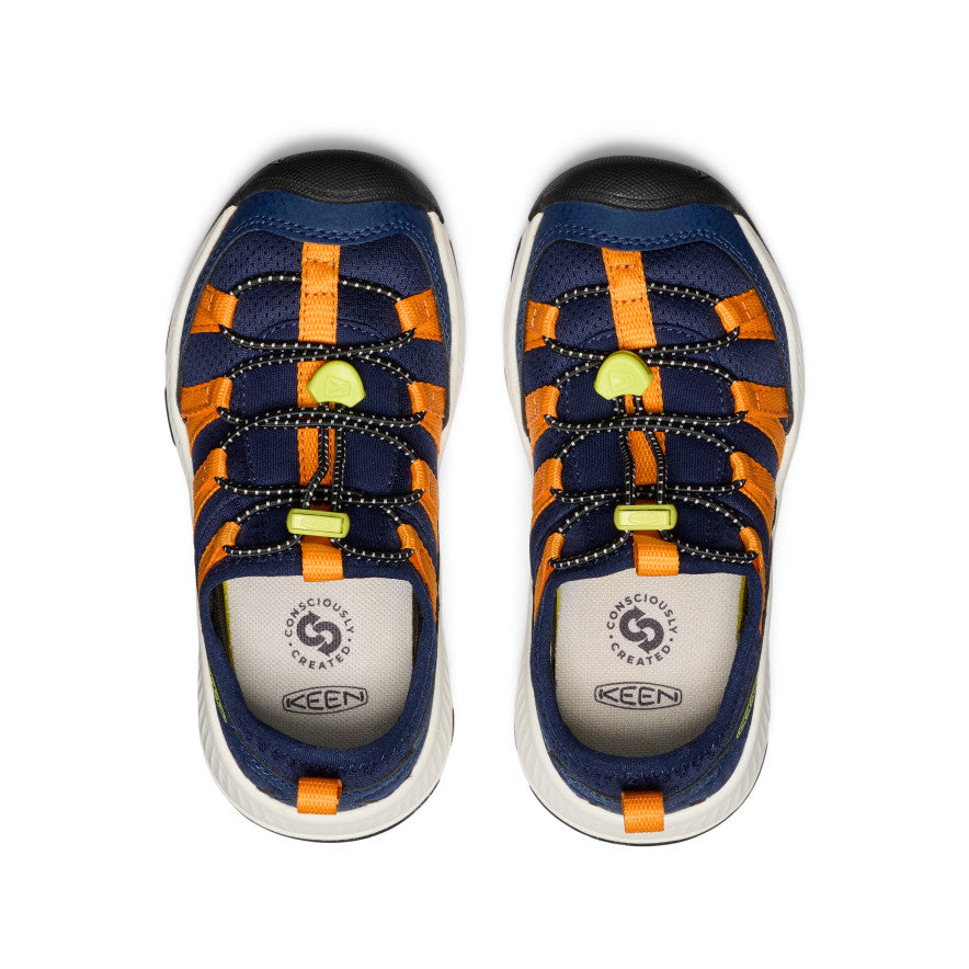 Little Kids' Motozoa Sneaker Naval Academy/Bright Marigold - Image 4